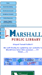 Mobile Screenshot of marshallpublib.org